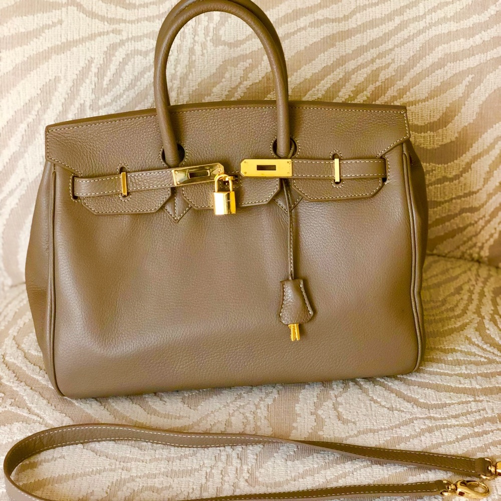 Teddy Blake 14” beige tote handbag